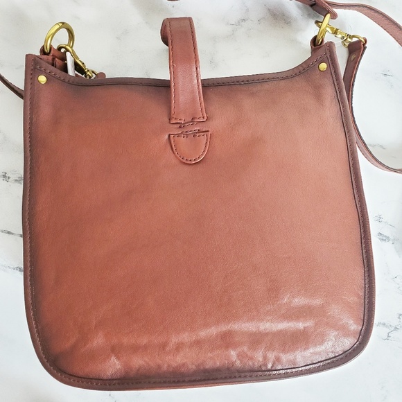 Frye Madison Cognac Crossbody NWT - Picture 7 of 8